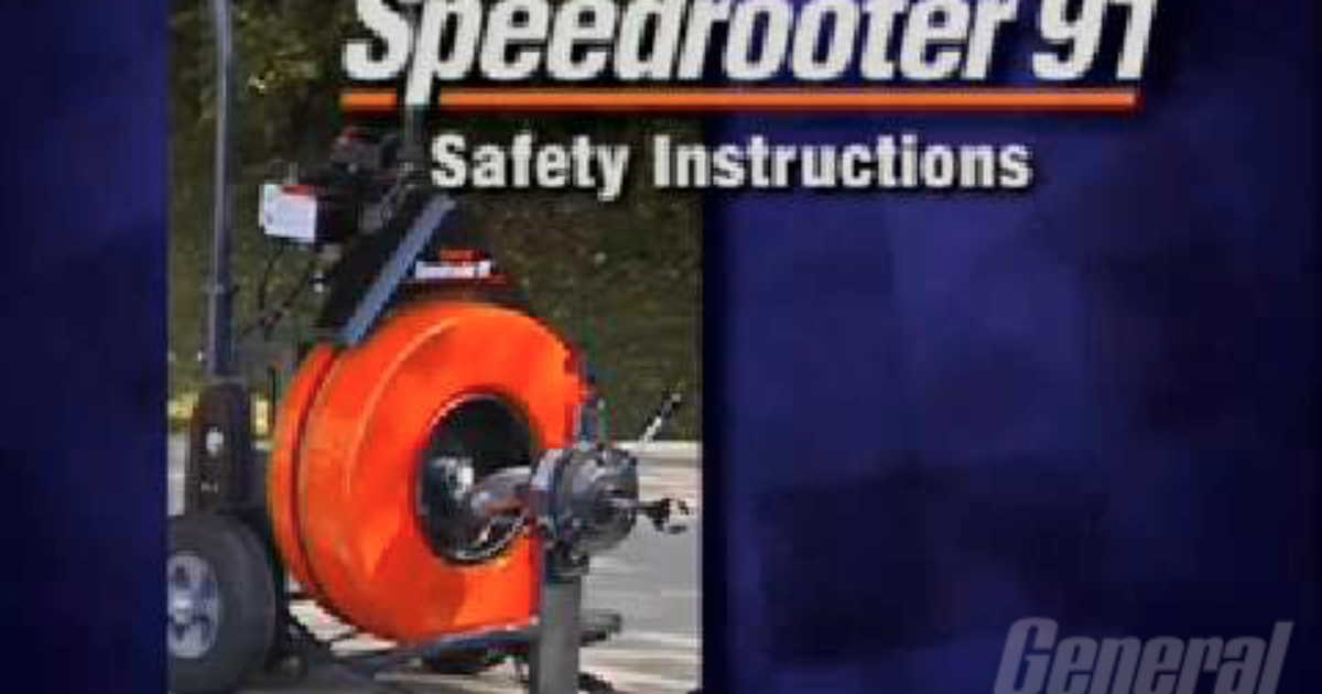Speedrooter 92® - General Pipe Cleaners
